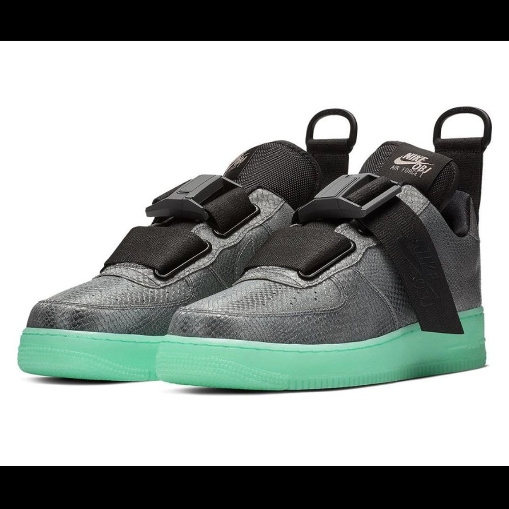 Nike Air Force 1 Utility QS x Odell Beckham Jr. Women's Shoes Cool Grey